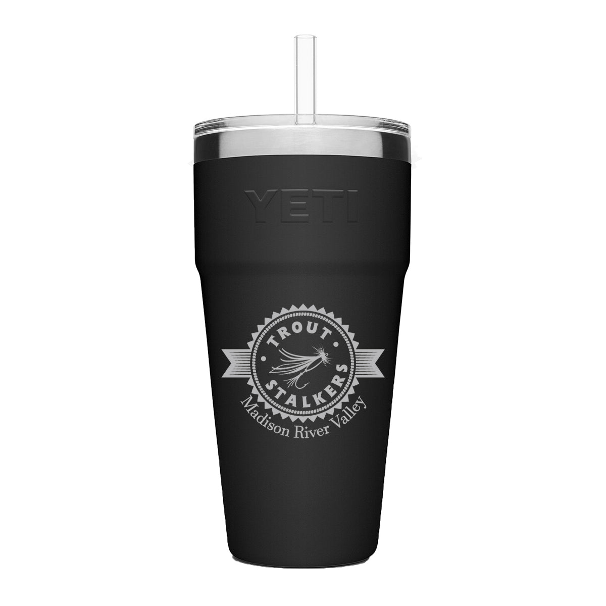 Rambler 26 oz Straw Cup Black