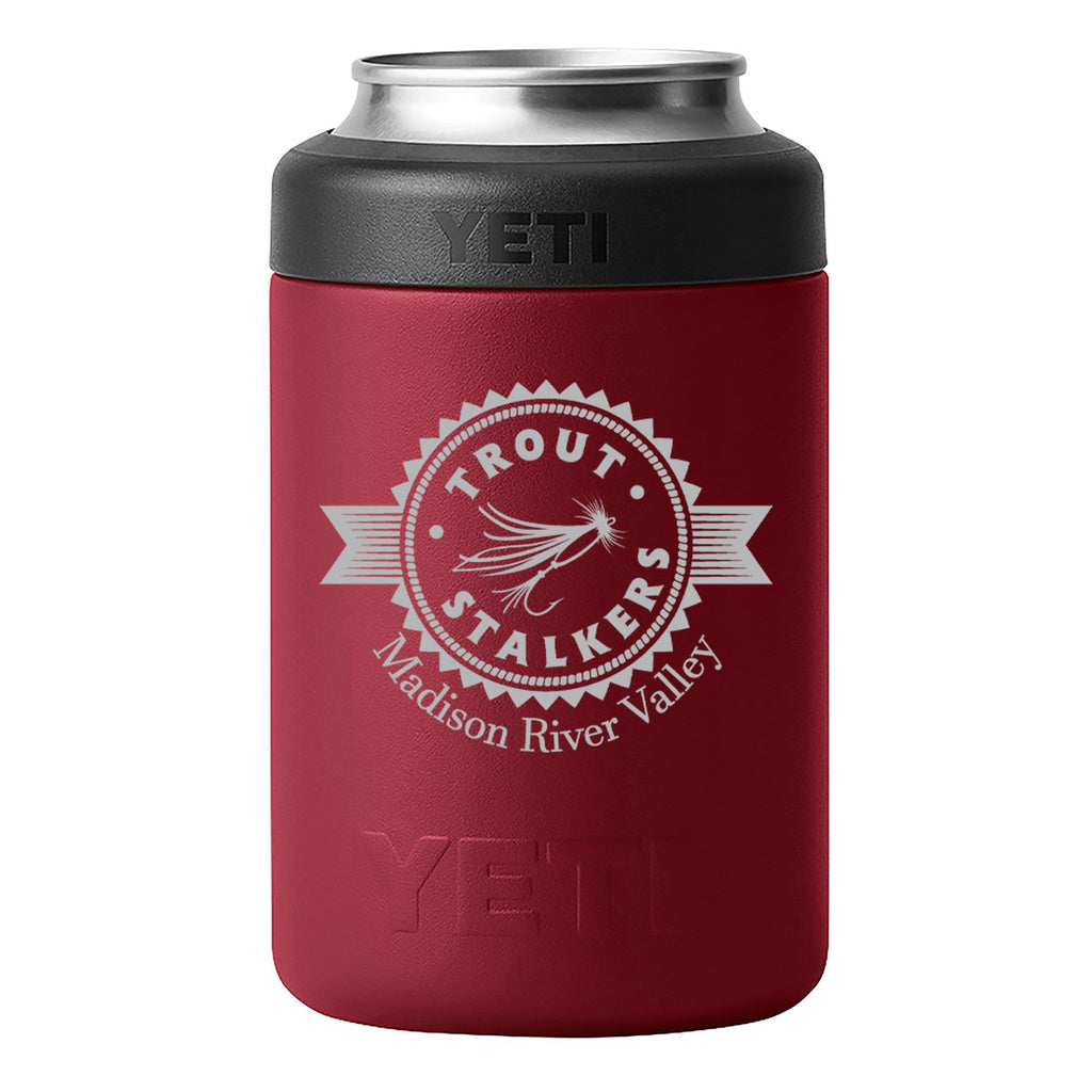 YETI MTS Logo Rambler Slim Colster Harvest Red – Trout Stalkers